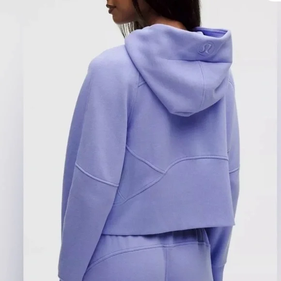 NWT Lululemon Scuba Oversized Half Zip Hoodie Jacket Dusty Lilac Size M/L - Picture 6 of 7